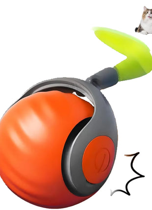 Smart Interactive Speedy Tail 2.0 Cat Toy Automatic Moving Balls for Cats and Dogs Touch Motion Rolling Toy Ball for Pet