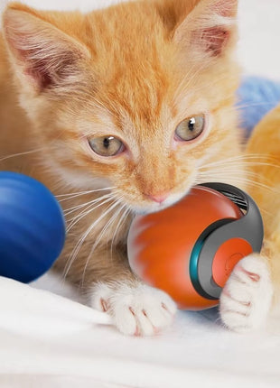 Smart Interactive Speedy Tail 2.0 Cat Toy Automatic Moving Balls for Cats and Dogs Touch Motion Rolling Toy Ball for Pet