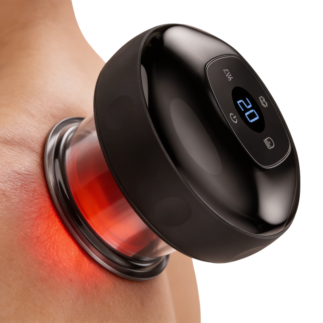 ACE Cupping Pro applied on arm - targeted muscle relief