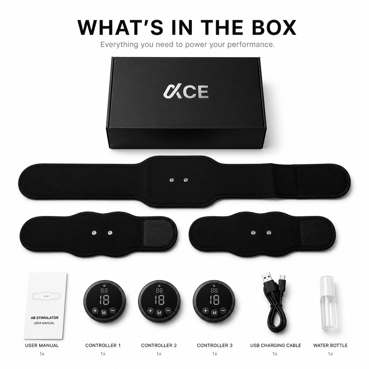 ACE PowerCore worn by woman during at-home fitness session