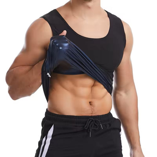 ACE Sauna Vest worn by man during workout - front view