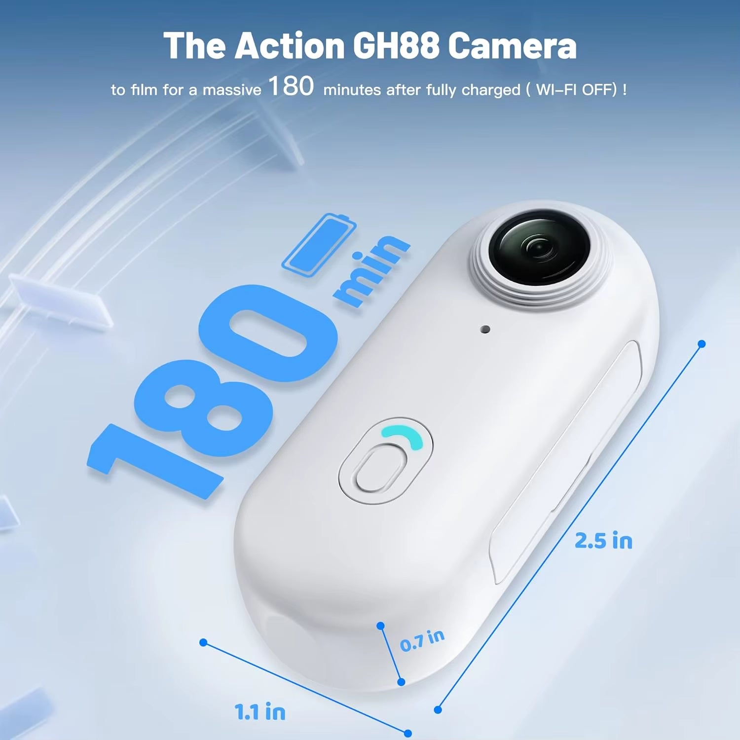 Pocket-Sized WiFi Action Camera