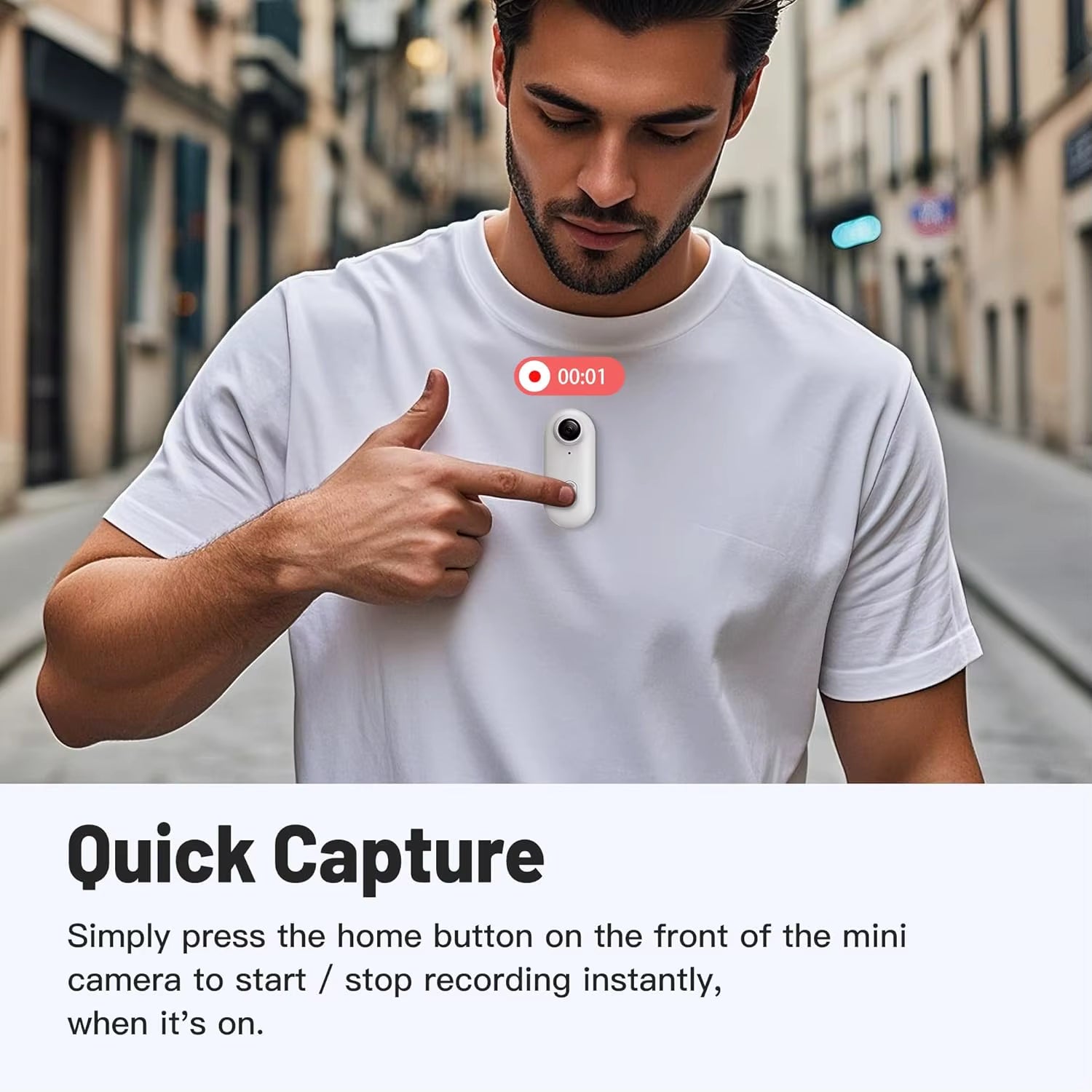 Pocket-Sized WiFi Action Camera