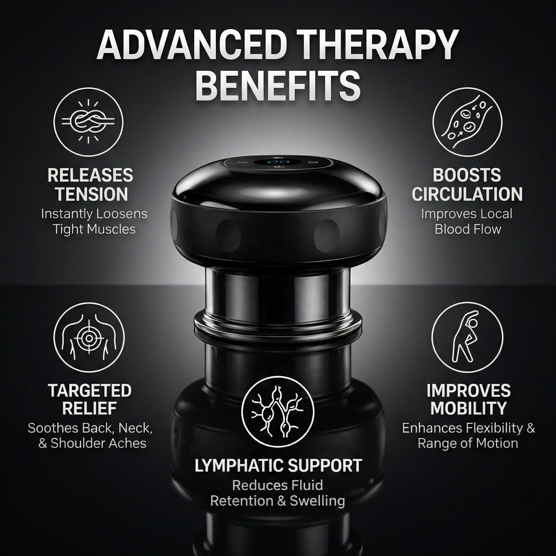 ACE Cupping Pro smart cupping therapy device - full product view